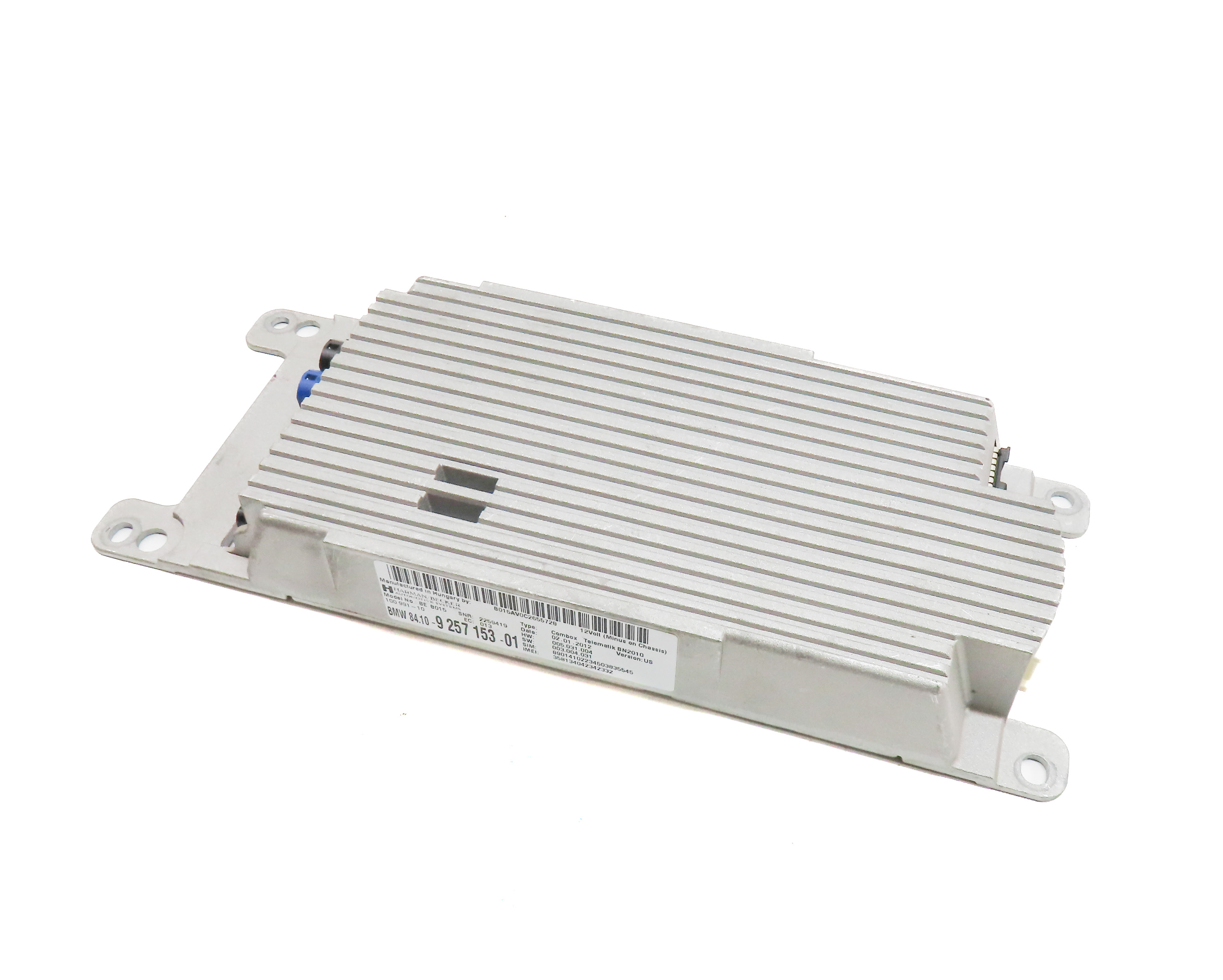 2012 BMW 535I (F10) COMMUNICATIONS TELEMATICS COMBOX CONTROL MODULE — exact item pictured